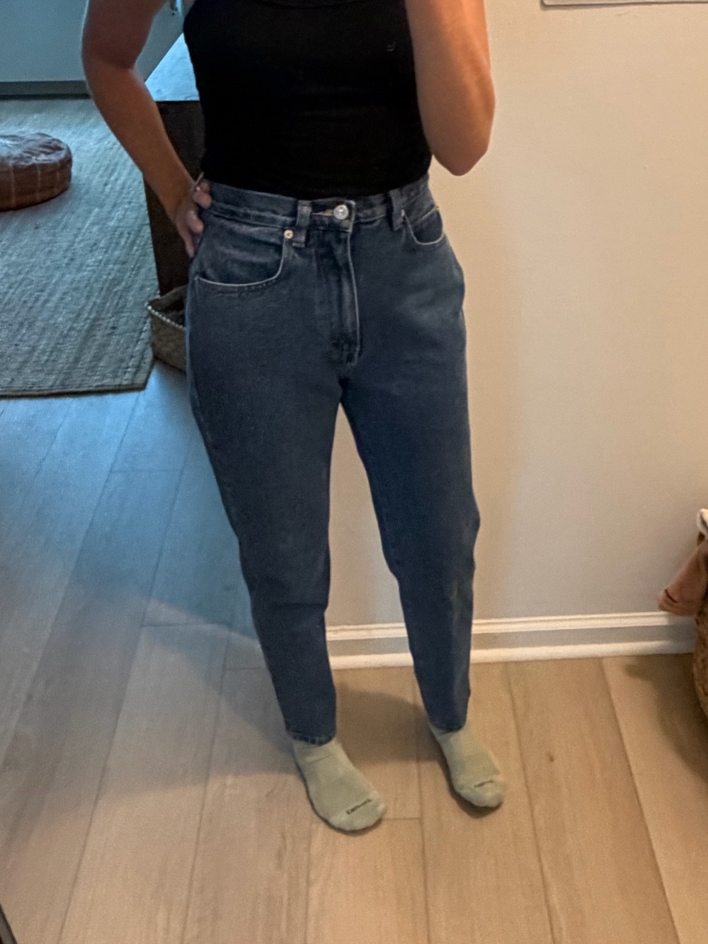 No Excuses Vintage Blue Denim Jeans